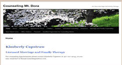 Desktop Screenshot of counselingmtdora.com